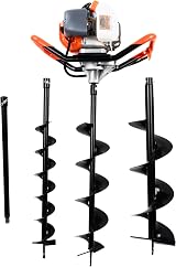 eSkde 52cc Petrol Auger Post Hole Digger Fence Post Tree Planting Tool 3 Bits view 8