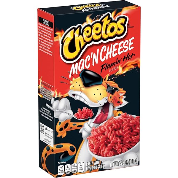 CHEETOS MAC’N CHEESE FLAMIN’ HOT FLAVOR (5.6 OZ BOX, 6 PACK)