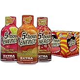 5-hour ENERGY Extra Strength Holiday Flavors Variety Pack,1.93 Fl Oz (18 Count), Pumpkin Spice, Cranberry Lime, Gingerbread Snap