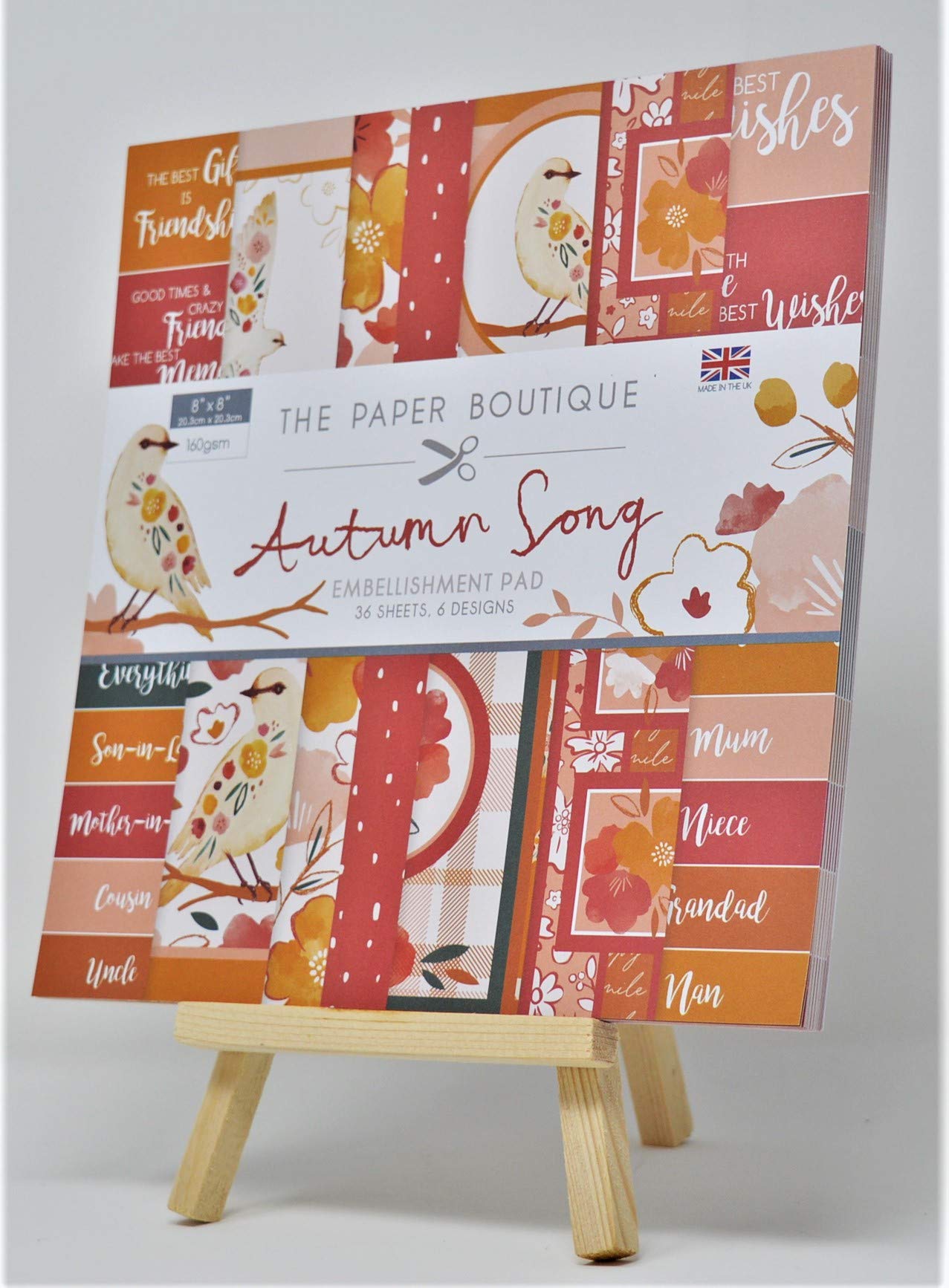 The Paper Boutique - Autumn Song - Embellishments Pad