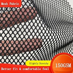 40x59 INCH Black Mesh Fabric, Nylon Netting Fabric
