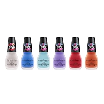 Amazon Com Sinfulcolors Matte Nail Polish Collection 6 Count