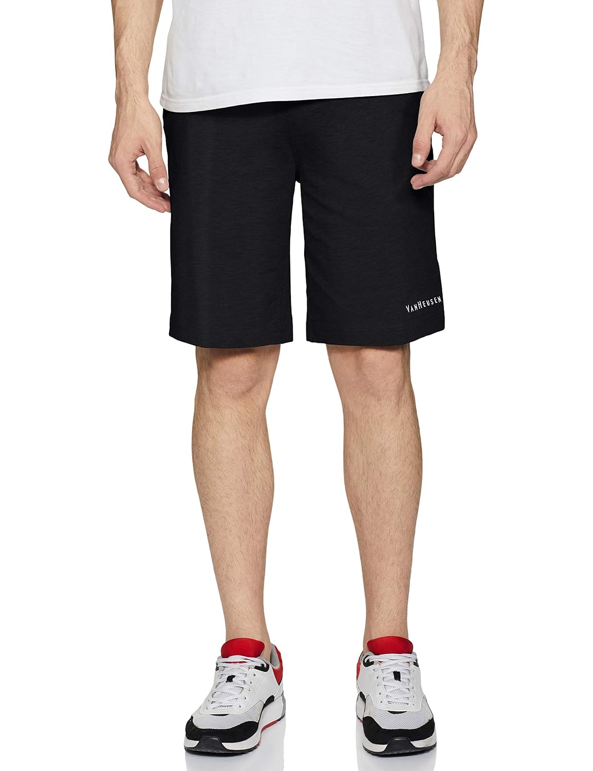 Buy Van Heusen Athleisure Men's Regular Fit Cotton Shorts at Amazon.in