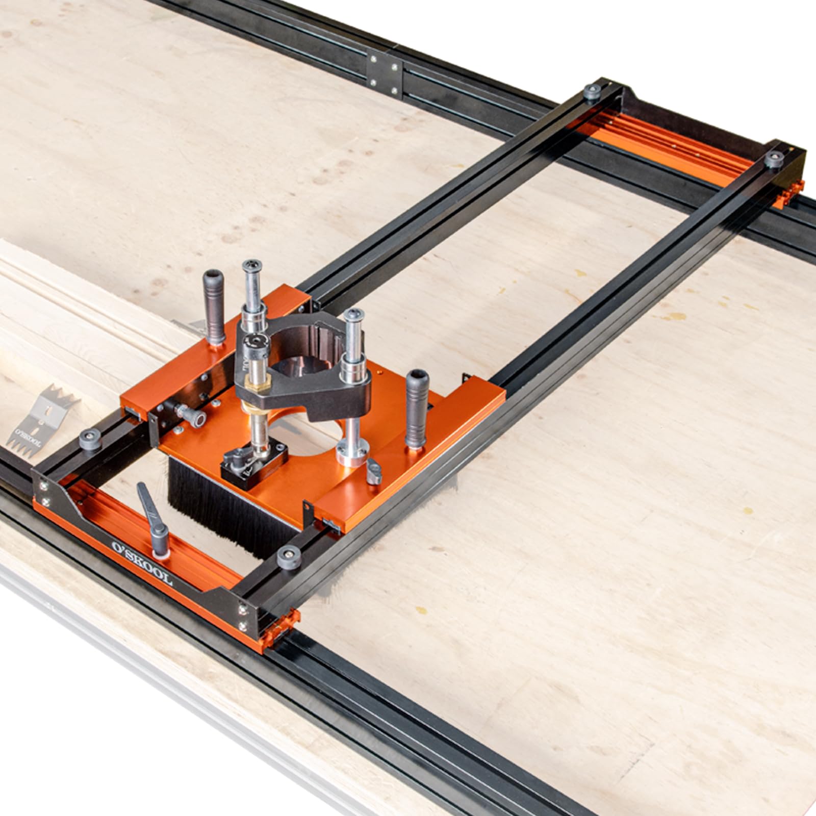 Photo 1 of **MISSED PARTS**
O'SKOOL Slab Flattening Router Sled 3-Axis Gantry Jig with 3.5" Router Lift for Flattening live edge slabs, table tops, river tables, cutting boards and workbenches, RTA012
