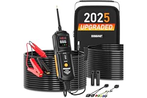 GODIAG Power Circuit Probe Tester, Auto Short Circuit, Relay Fuse Tester, Voltage Tester, 6V 40V DC Auto Electrical System Test Tool Kit, Diode Resistance Check for Motorcycle Trucks (GT101)