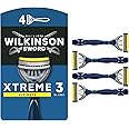 WILKINSON SWORD - Xtreme 3 for Men | Ultimate Comfort with Aloe Vera | 4 x Disposable Razors