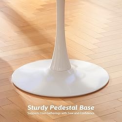 VONLUCE Round Dining Table, 36 Inch Tulip Table