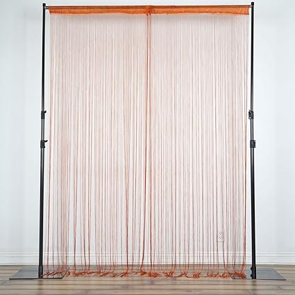 Amazon Com Tableclothsfactory Coral String Tassel Curtain Event