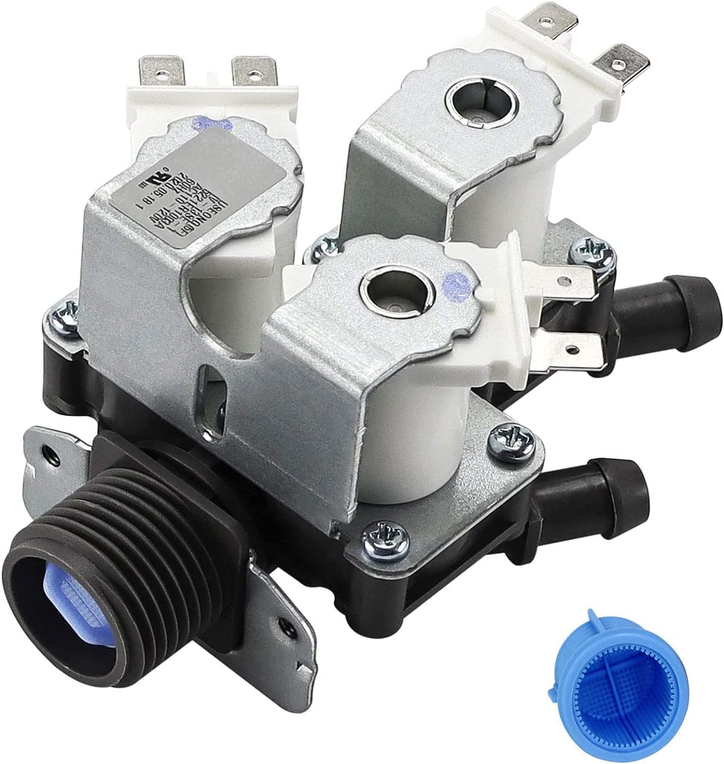 Photo 1 of 5221ER1003A 5220FR2075L Water Inlet Valve Replacement for LG Tromm & Ken.more Front Load Washers - Replaces 5221ER1003C 5221ER1003D Assembly by TOMOON