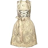Alte Liebe 2tlg. Damen Dirndl A338 /42 Creme