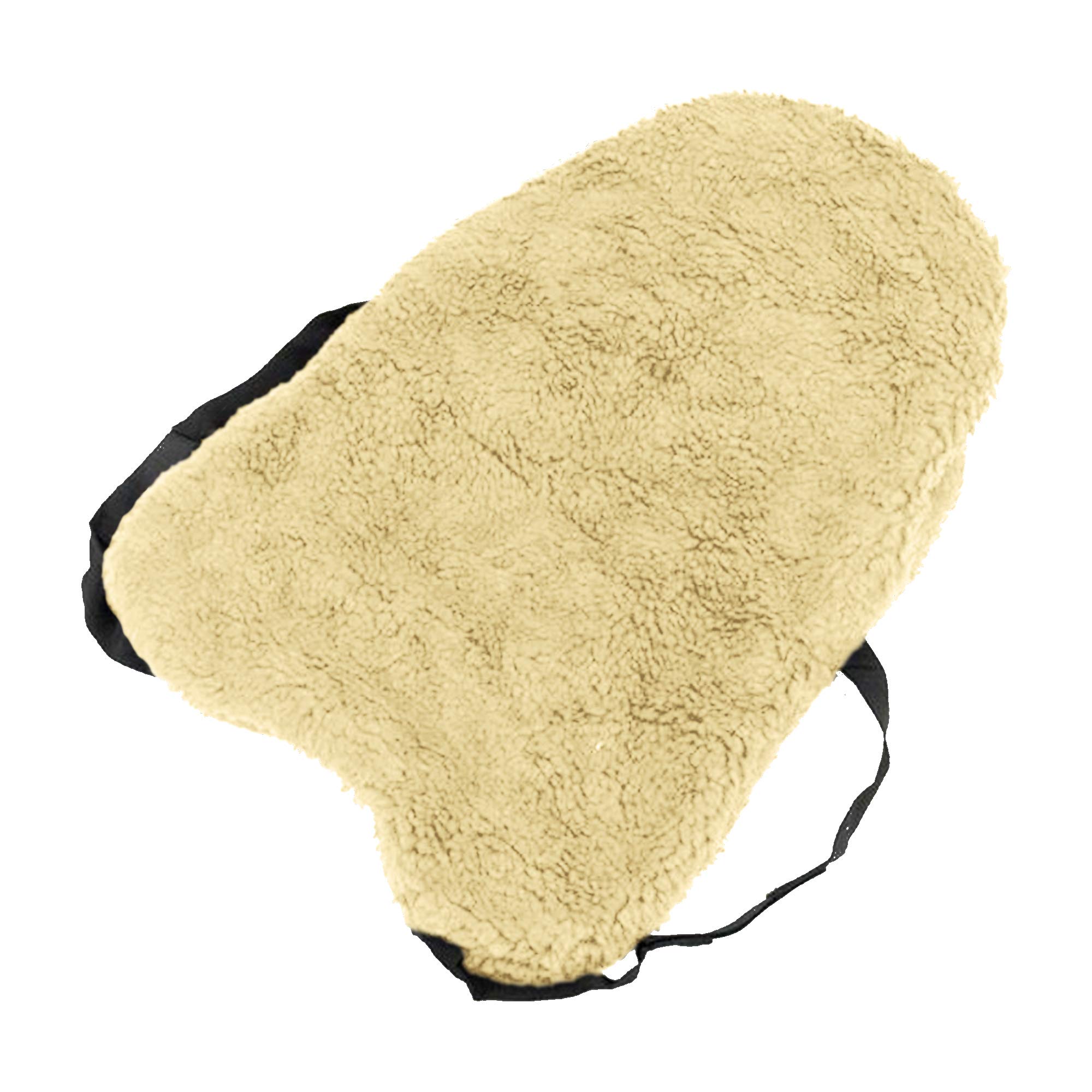 Hy Fur Fabric Seat Saver - Cream