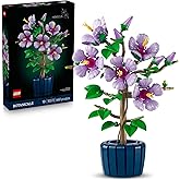 LEGO Botanicals Hibiscus Flower Building Set - Artificial Plant & Flower Building Blocks for Women & Men, Ages 18+ - Home, Of