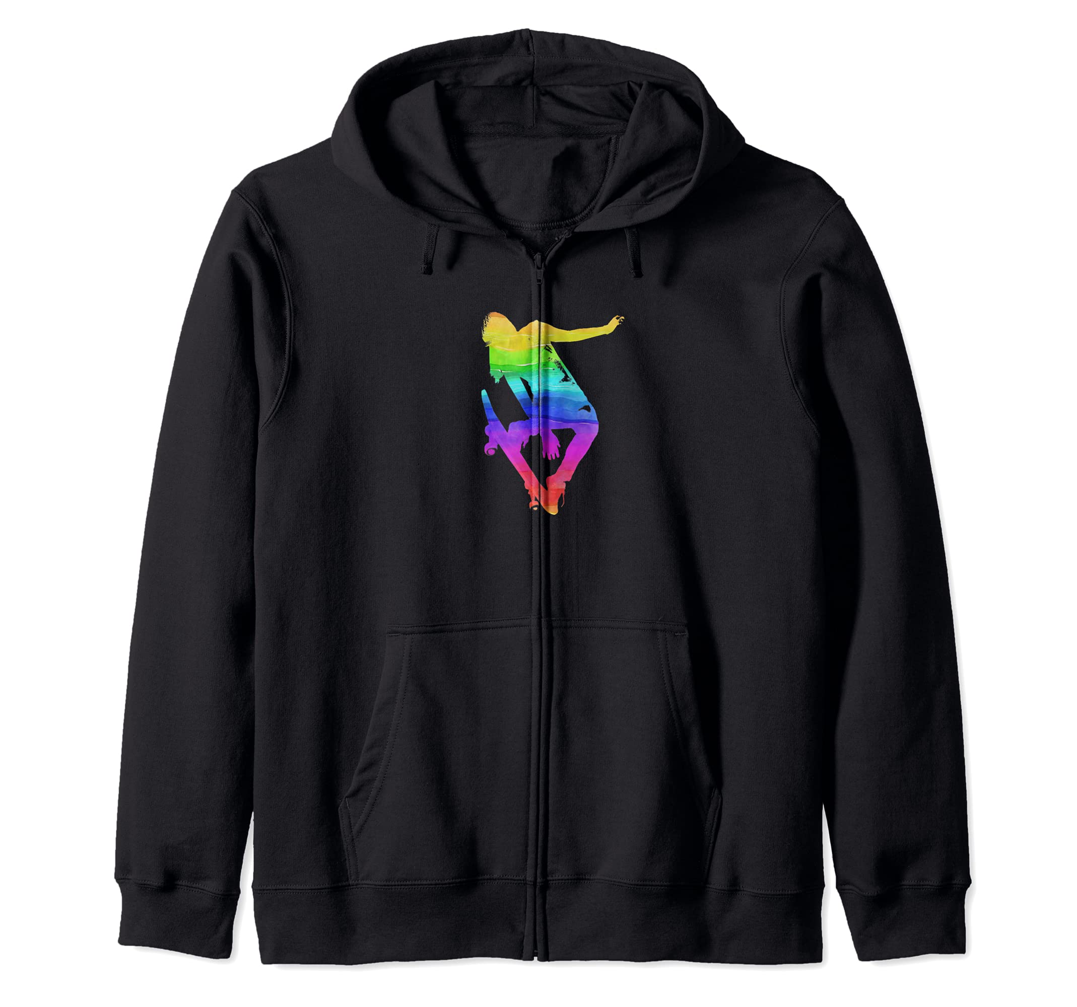 Skateboard Love Zip Hoodie