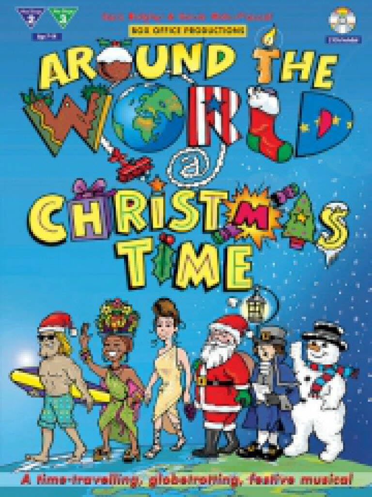 Around the World at Christmas Time (With 2 Free Audio CD's): Book & 2 Cds