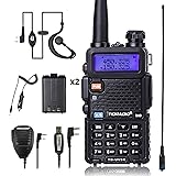 UV5R Radio 5W Ham Radio Upgraded Version of Baofeng UV-5R Radio Rechargeable Two Way Radio Dual Band UHF VHF Radio