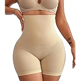 Tummy Control High Waisted Shapewear Shorts - Body Shaper Girdle for Women