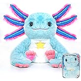 Micling Weighted Stuffed Animal - Blue Axolotl 4.5 lbs, Ideal for Sensory Needs, Austism & Anxiety | Comfort & Relaxation for Both Kids and Adults