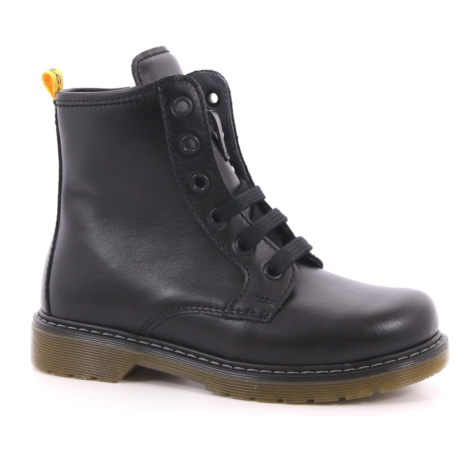 BALOCCHI MARTY 991800 30/35 nero bambina stivaletti scarponcini zip anfibio  lacci