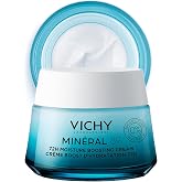 VICHY Mineral 89 Lightweight Face Cream, Hydrating Face Moisturizer, 1.69oz | Face lotion with hyaluronic acid and niacinamide. 72hour moisture boost. Fragrance free and suitable for all skin types.