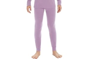 Iguana Unisex Kids 100% Merino Wool Base Layer Pants Thermal Underwear Bottom for Girls and Boys