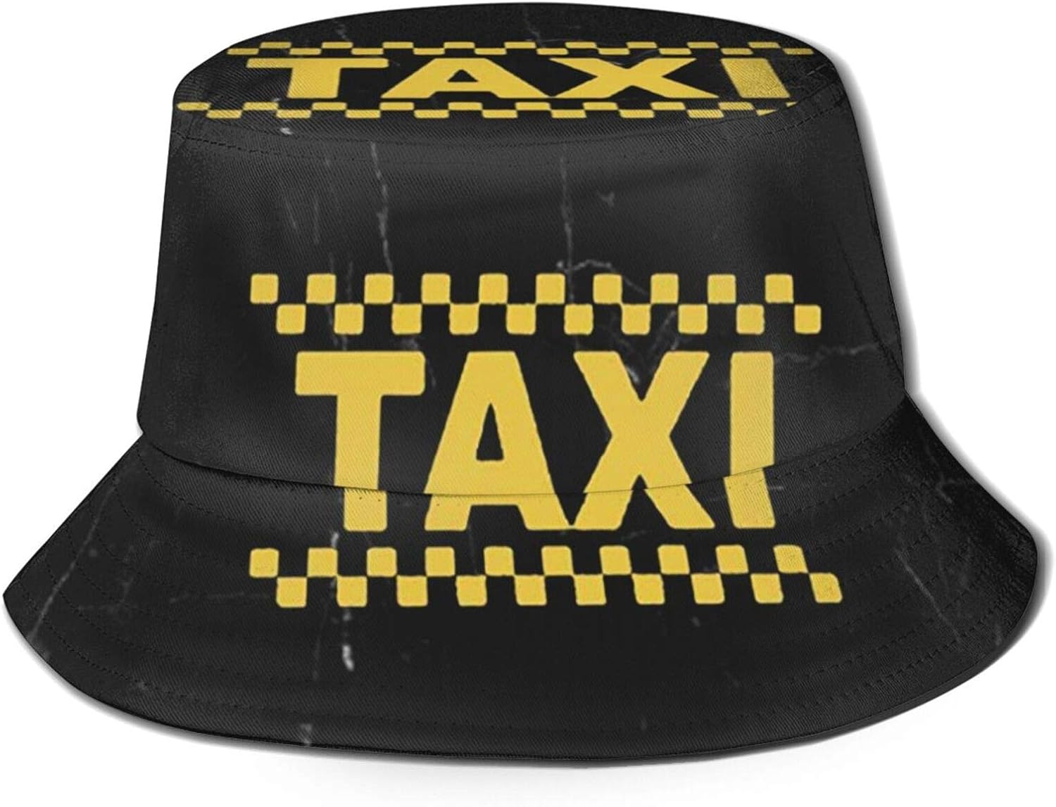 Taxi Driver Cab Fisherman's Hat Unisex Print Sun Hats Bucket Hat Black