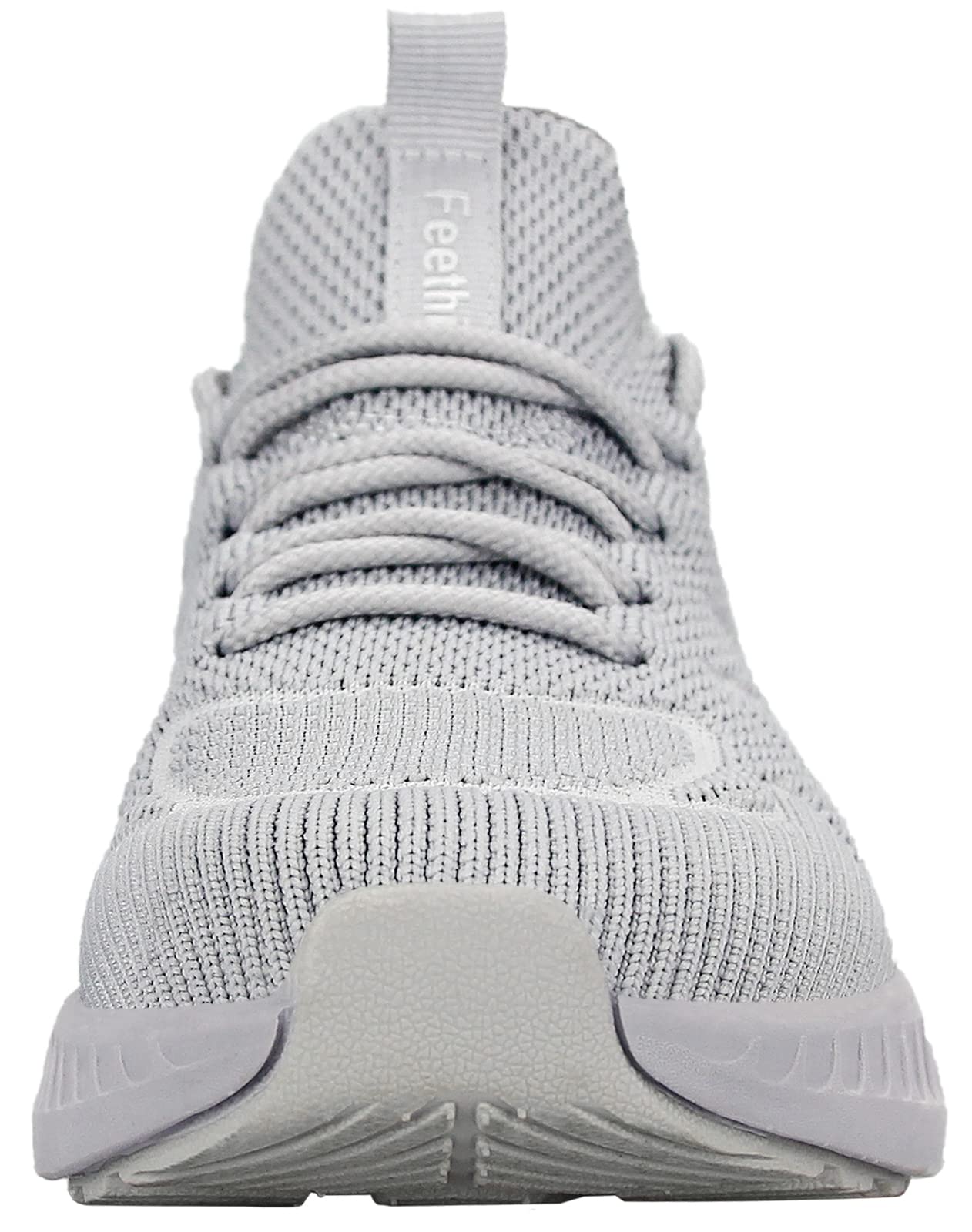 Feethit Sneaker Herren Schuhe Sportschuhe Laufschuhe Turnschuhe Herren Tennis Fitness Jogging Walkingschuhe Leichtgewichts Atmungsaktiv Freizeit Straßenlaufschuhe Schlüpfen Schuhe Licht Grau 44 EU 4