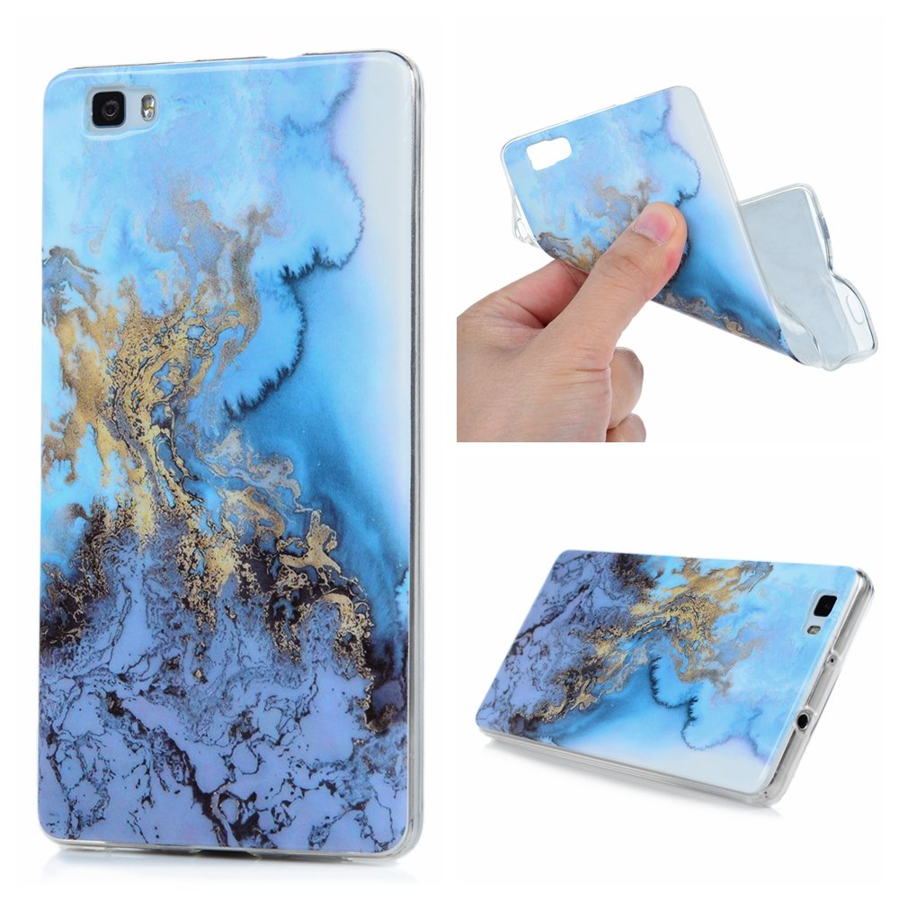 Huawei P8 Lite 2016 Cover Silicone, KASOS Custodia per Huawei P8 Lite 2016 Case Silicone TPU UltraSottile [IMD Tecnologia] [Non per Huawei P8 Lite 2017] Pacchetto dispone di 3 custodie