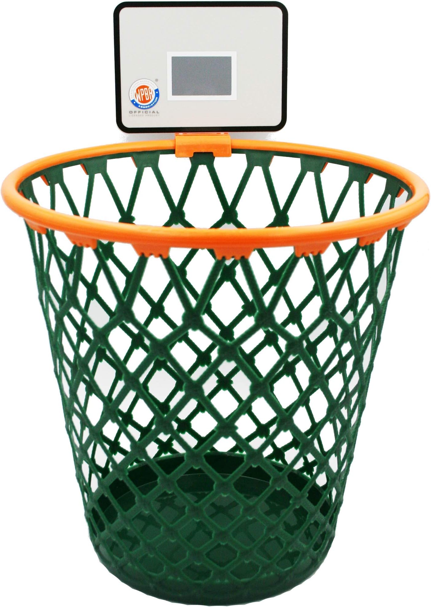 Hoopster Basketball Courtside Wastepaper Basket, Michigan State Courtside Trash Can