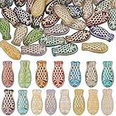 SUNNYCLUE 1 Box 96Pcs 16 Colors Glass Fish Beads Czech Beads Bulk 15mm Lampwork Ocean Sea Summer Beach Animal Colorful Fishbowl Loose Spacers for Crafts DIY Earrings Necklace Jewelry Making Supplies