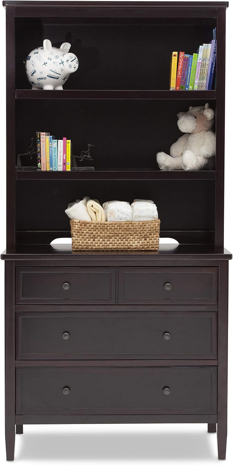 delta children's 3 drawer dresser chocolate
