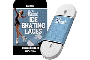 Kami-So Ice Skate Laces for Figure Skates | Tangle-Resistant Laces with Easy-Thread Tips | Ice Skating Accessories