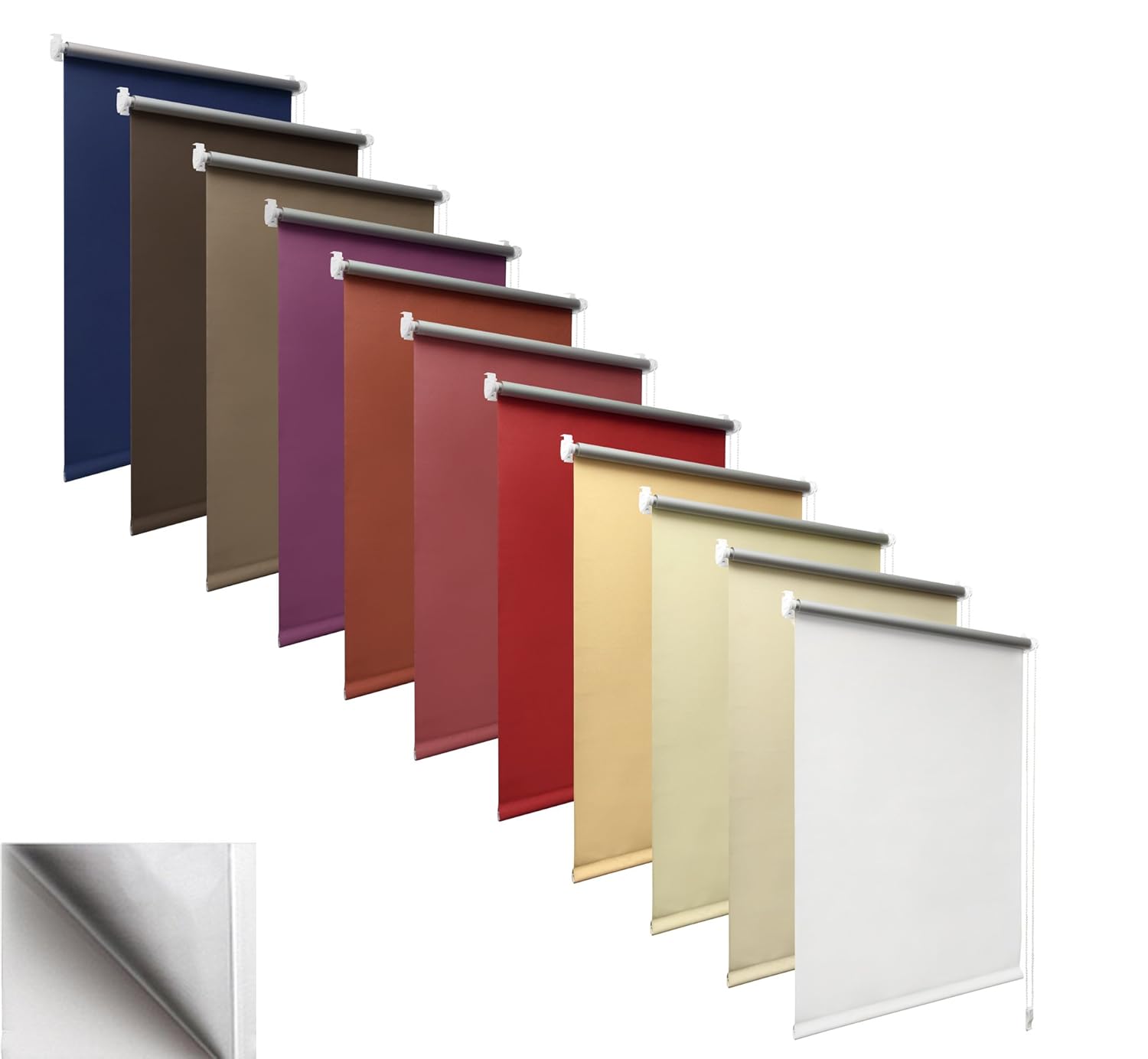 way2way ThermoRollo weiss 45cm Smartfix Klemmfix ohne bohren