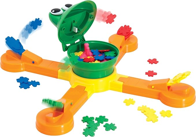 Amazon Com The Classic Tomy Mr Mouth Feed The Frog Game Toys Games