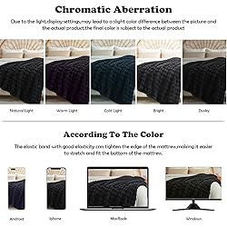 NEWCOSPLAY Throw Blanket for Couch Black Super Soft