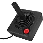DOACT Spectrum Joystick Vintage USB Space Invaders 2600 retroatari Original gemstik Games Wired Pitfall Game Controller 9 pin Console Gold 50th Anniversary Edition 4 [video