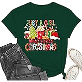 Christmas Shirts for Women Just a Girl Who Love Christmas Shirt Girls Xmas Tee