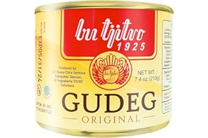 JANS Bu Tjitro - Canned Gudeg (Traditional Indonesian Sweet Jackfruit Stew) 7oz (Original, Pack of 2)