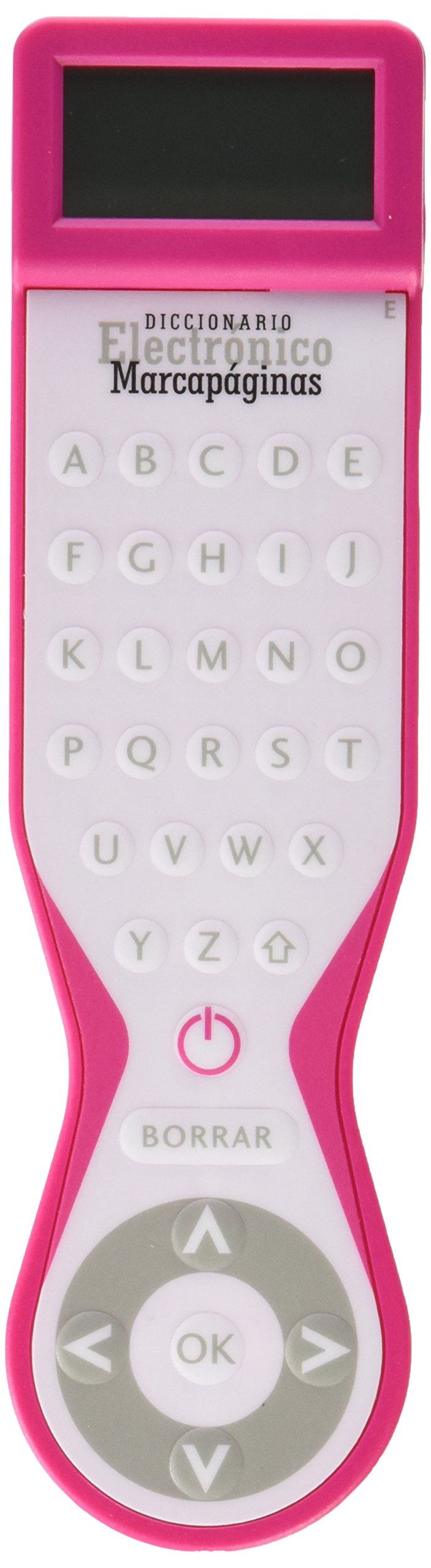 IF Electronic Dictionary Bookmark Single Language Definitions - Spanish, Pink