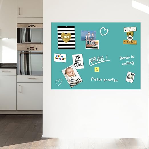 Unbekannt selbstklebende und magnetische Folie - mint 100x75cm- Ideal für magnetische Pins