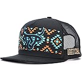 Lost Calf 3D Black Logo Turquoise Aztec - Hats Cap, One Size-X-Large