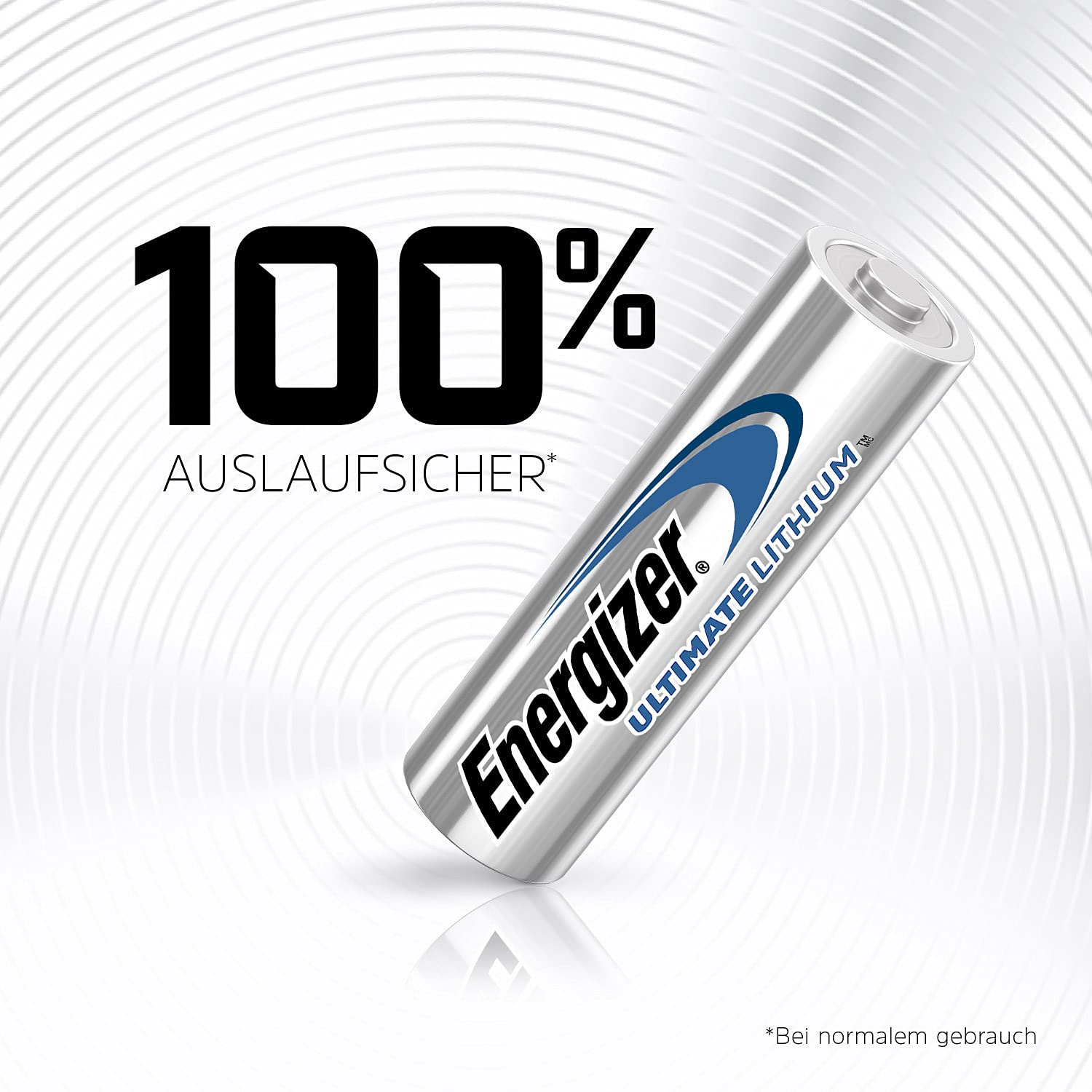 Energizer Ultimate Lithium Batterie AA (4 Stück) - Die langlebigste AA Batterien der Welt - 100% auslaufsichere Konstruktion - 100% plastikfreie Verpackung - 25 Jahre lagerfähig 4