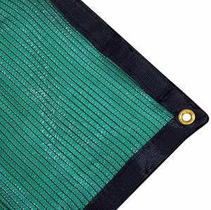 Harvest 70% Green Shade Cloth with Grommets, Premium Heavy Duty Mesh Tarp (12ft X 18ft)