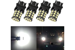 Antline 3157 3156 3057 4157 3056 3157LL LED Bulbs White, 12-24V Super Bright 1000 Lumens Replacement for Backup Reverse Lights, Tail Brake Lights, Turn Signal Lights (Pack of 4)