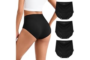 INNERSY Seamless Underwear for Women High Waisted No Show Quick Dry Panties 3-Pack