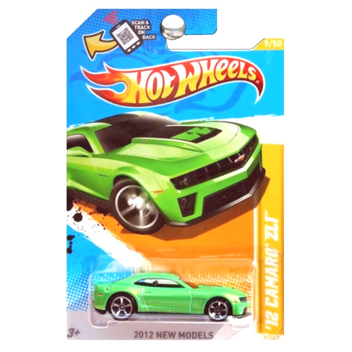 Hot Wheels 2012 New Models Chevrolet Chevy Camaro ZL1 Green