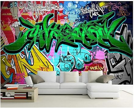 Fobostory Fondo De Pantalla De Graffiti Personalizado Colorido