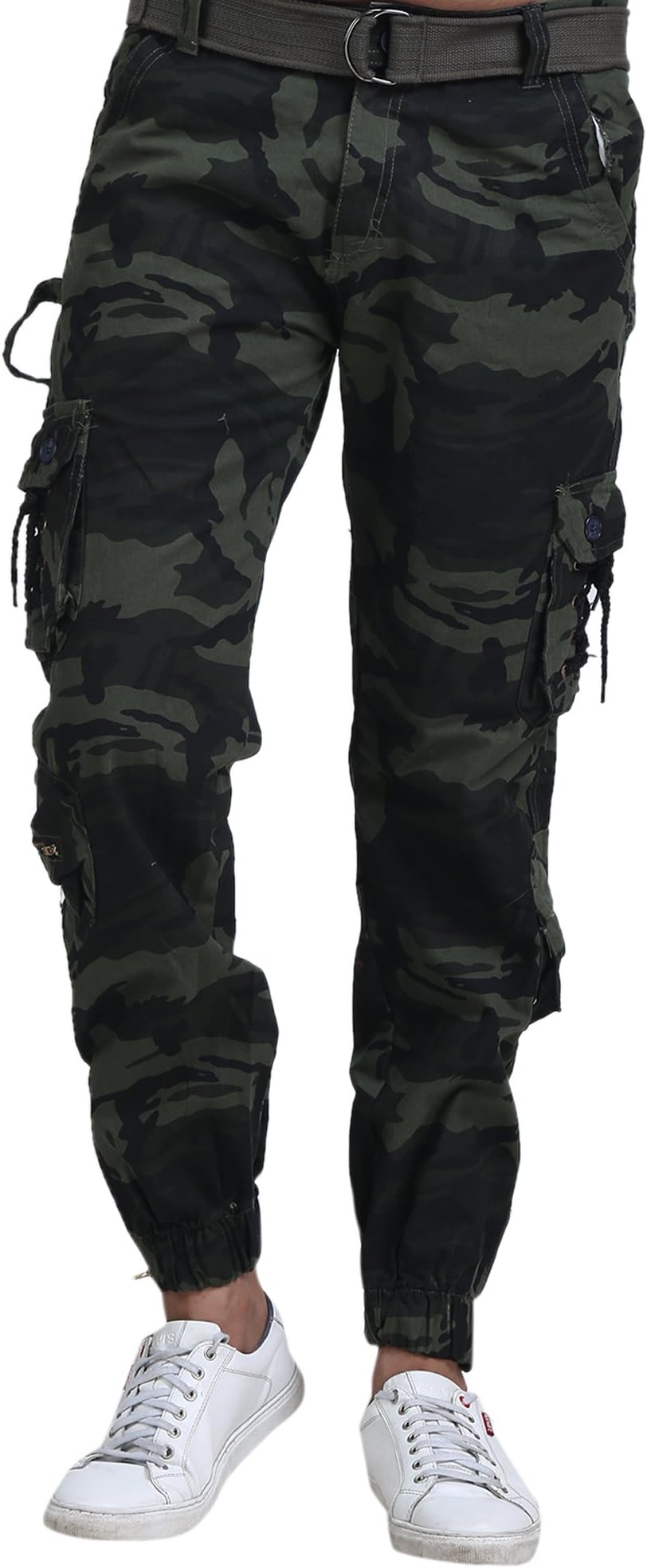 EditLook Men's Regular Fit Cargos (CARGO-20B-30_Multi-Coloured_30)