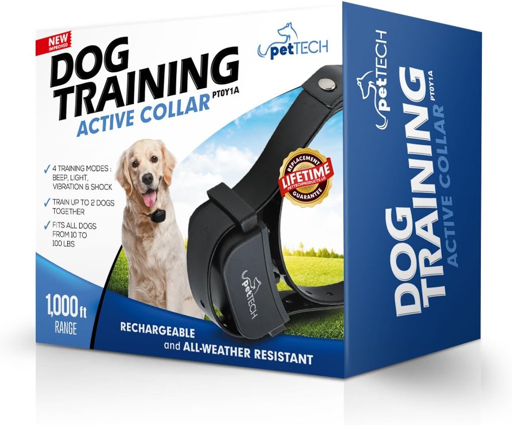pet tech dog training active collar