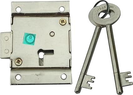 RAMSON Force 6 Levers Iron Cupboard Lock with 2 Keys (70mm)