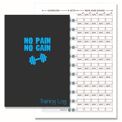 Weight Training Diary Log Book, Gym Diary A5 Daily Workout Diary 06 Amazon.co.uk Office Products